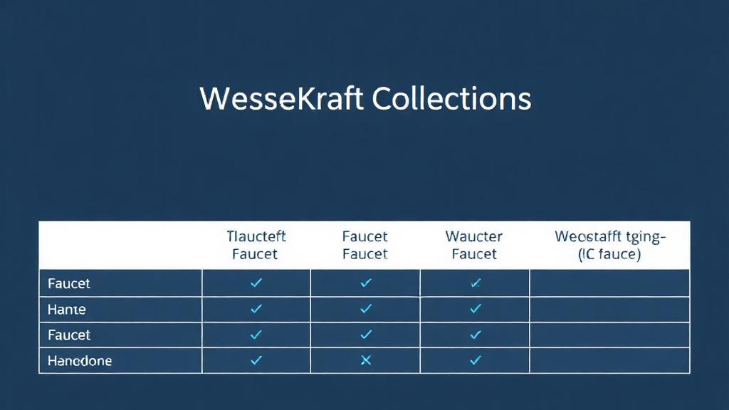 Смесители WasserKRAFT: обзор коллекций. Таблица сравнения типов смесителей