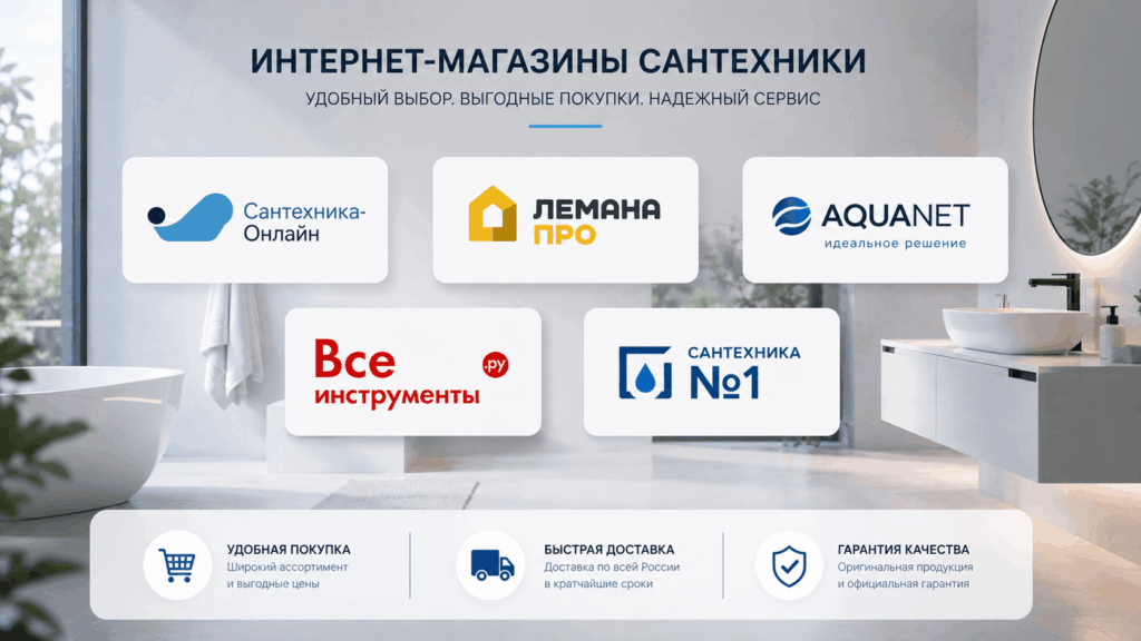Где купить раковину: лучшие магазины