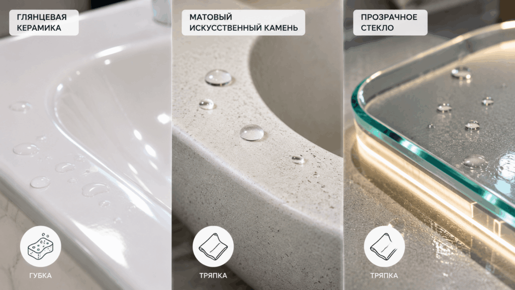 Как выбрать материал раковины